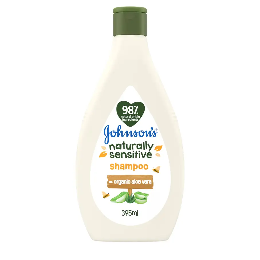 JOHNSONS NATURALLY SENSITIVE SHAMPOO ALOVERA 395ML