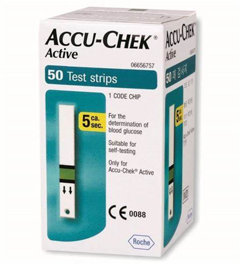 ACCU CHEK ACTIVE STRIPS B/50