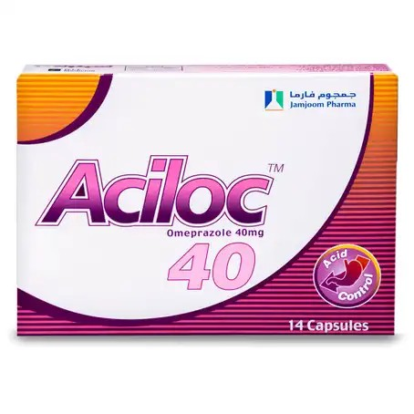 ACILOC 40MG 14CAP