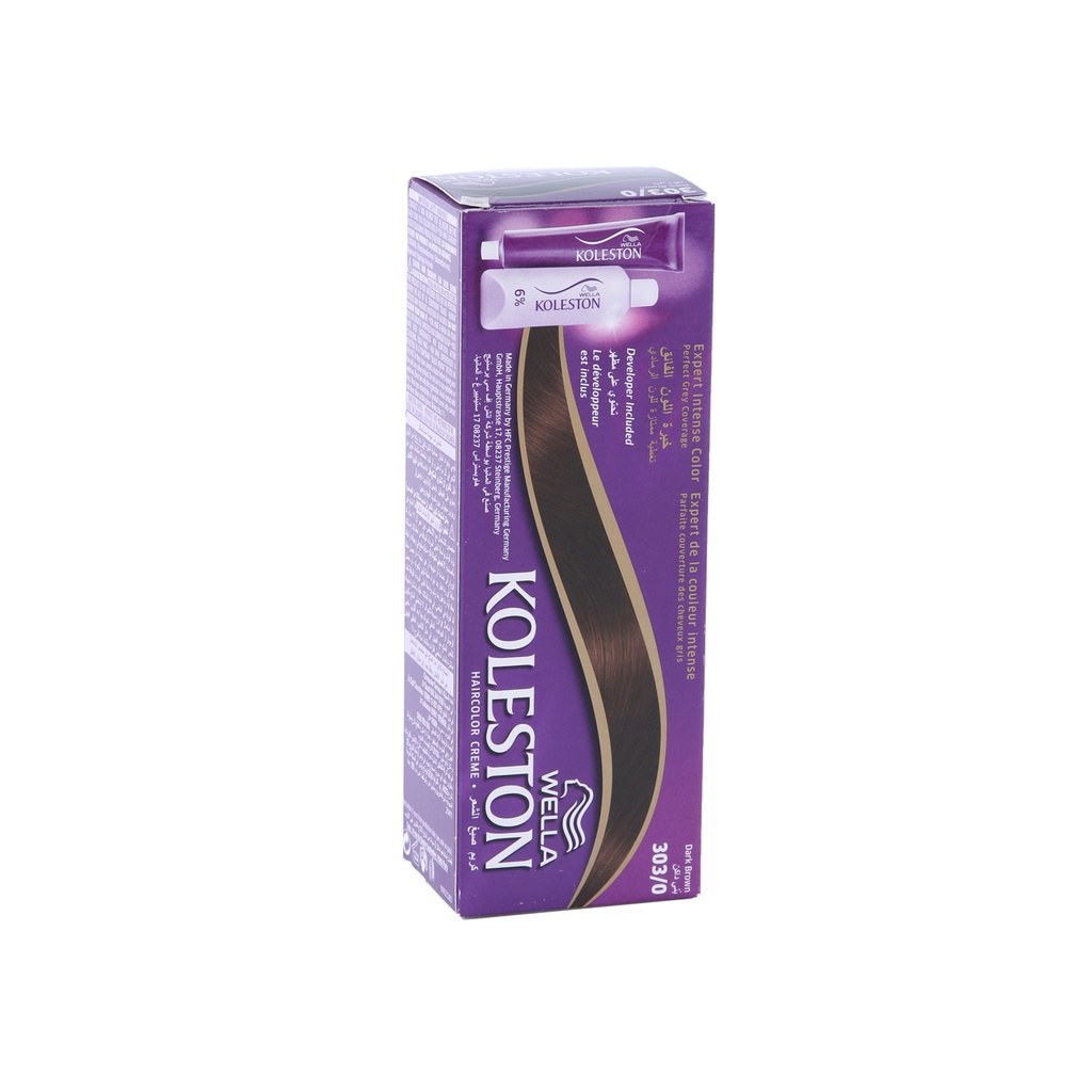 KOLESTON HAIR COLOR 303/0 DARK BROWN