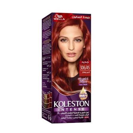 KOLESTON HAIR COLOR 306/45 RED PASSION 