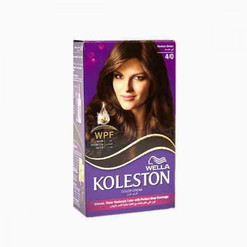 KOLESTON HAIR COLOR 4/0 MEDIUM BROWN