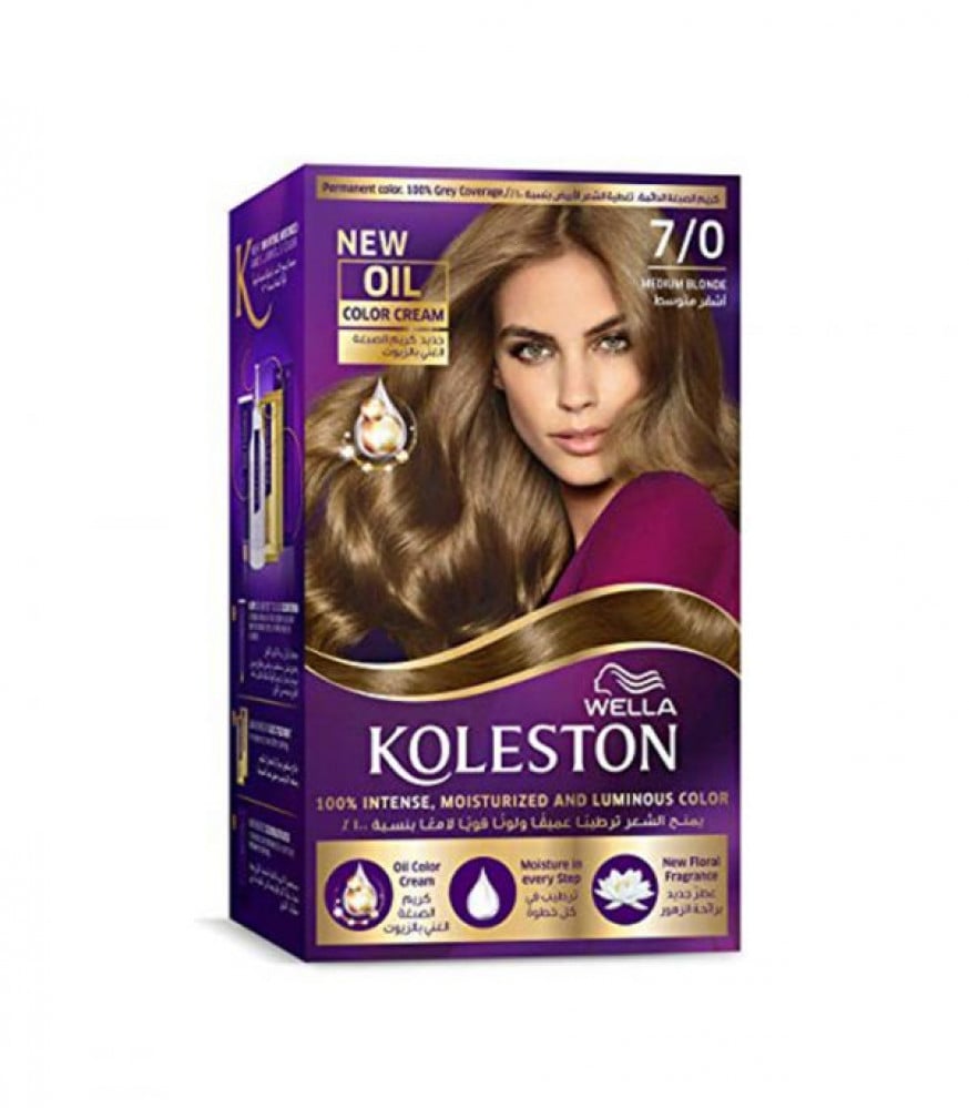 KOLESTON HAIR COLOR 7/0 MEDIUM BLONDE