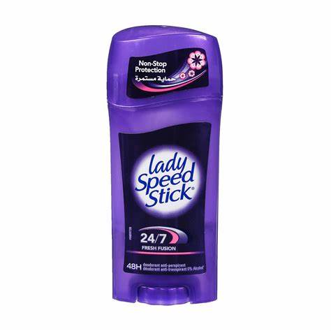 LADY SPEED STICK FRESH FUSION 24/7 DEODORANT 65G