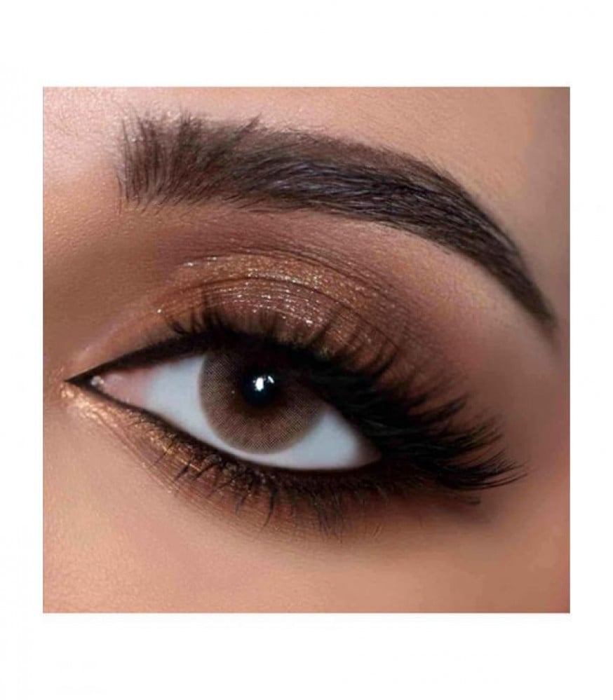 Lens Me caramel contact lenses