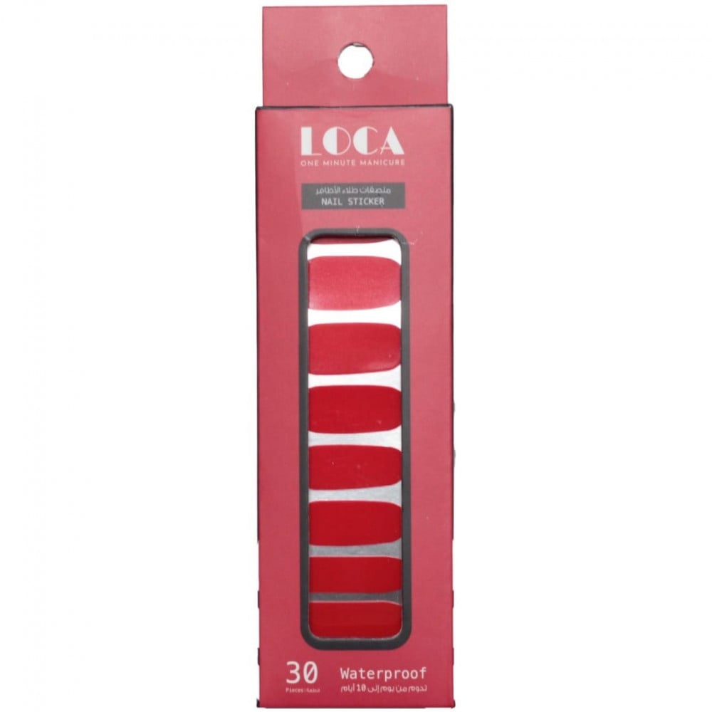 LOCA NAIL STICKER FOREVR RED