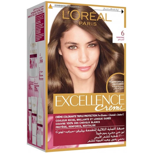 LOREAL HAIR COLOR EXCELLENCE 6 DARK BLONDE