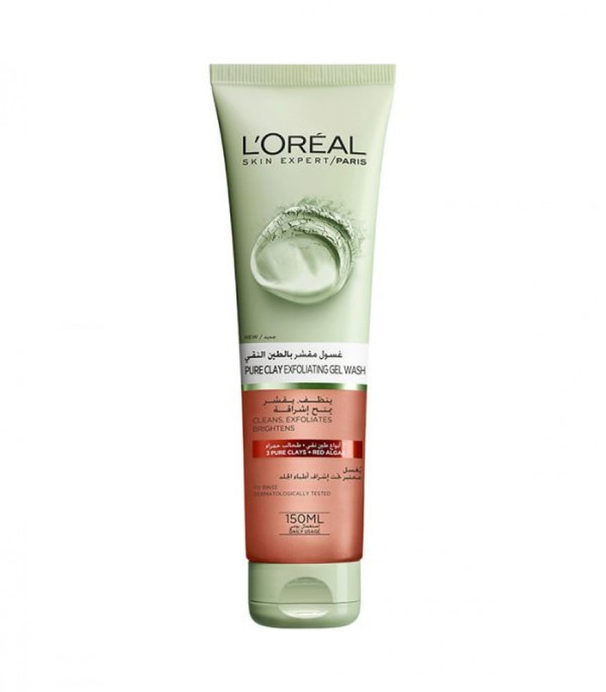 LOREAL PURE CLAY RED ALGAE GEL WASH 150ML