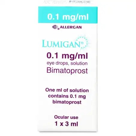 LUMIGAN 0.1MG EYE DROPS