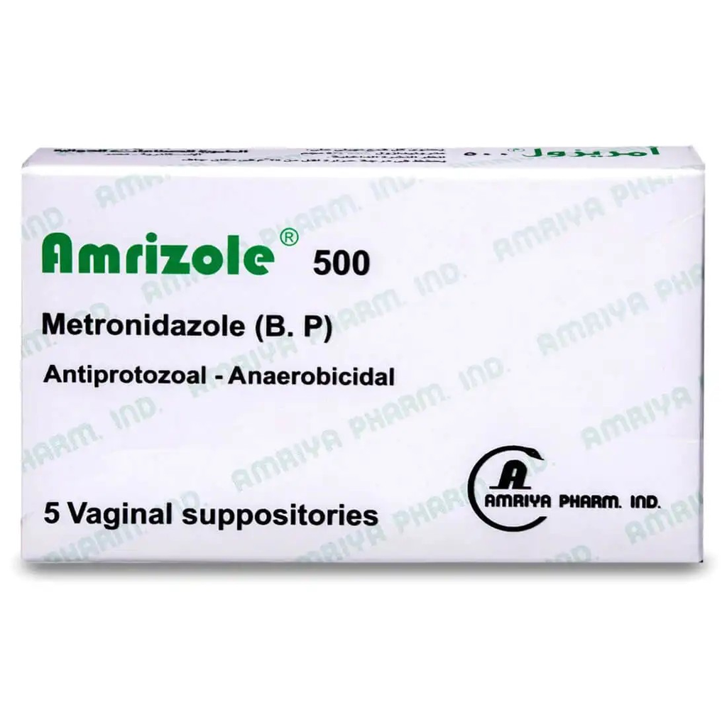 AMRIZOLE 500MG VAGI 5SUPPO