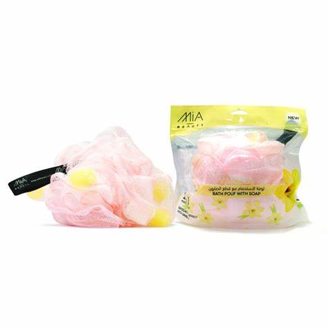 MIA VANILLA BATH POUF SOAP 