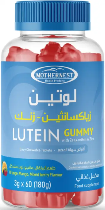 MOTHERNEST LUTEIN+ZINC 60 GUMMY