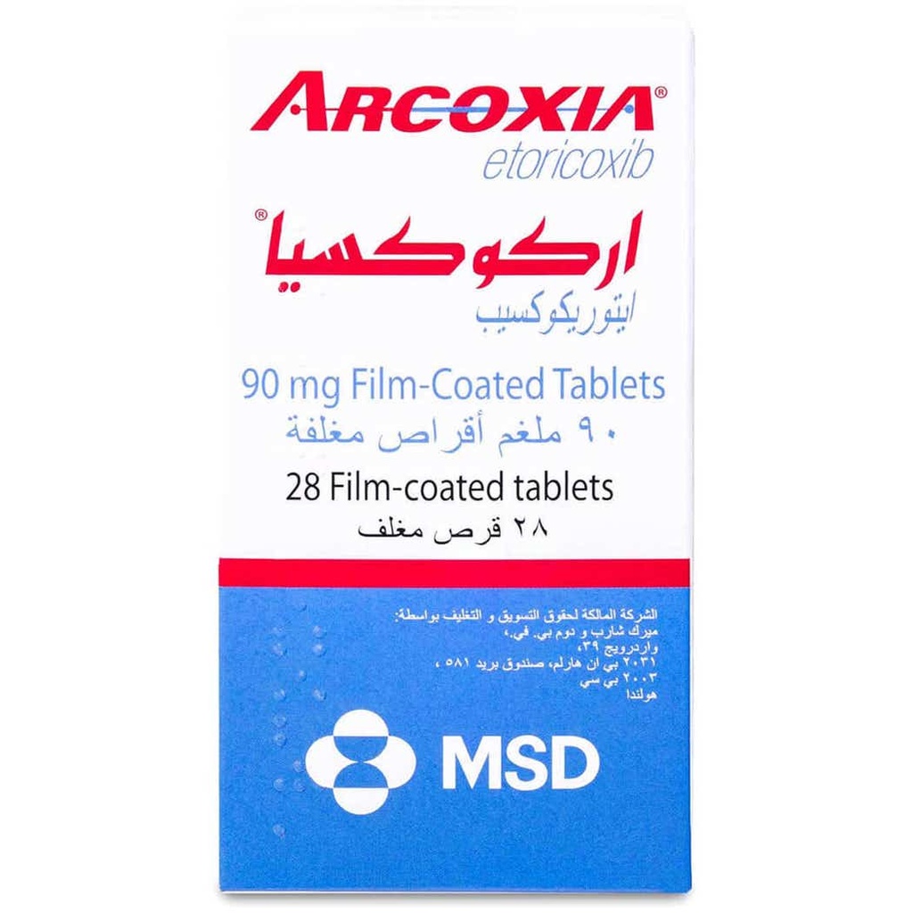 ARCOXIA 90MG 28TABLET