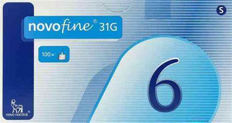 NOVOFINE NEEDLE 31G .25*6MM