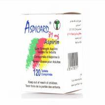 ASPICARD 81MG 120TAB