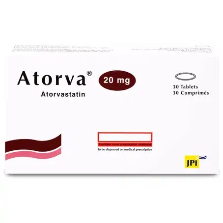 ATORVA 20 MG 30 TAB