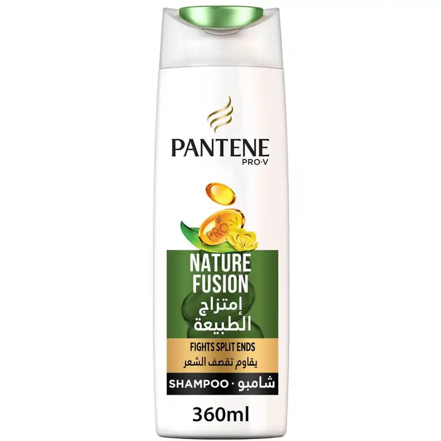 Pantene Hair Shampoo  360 ml  nature fusion