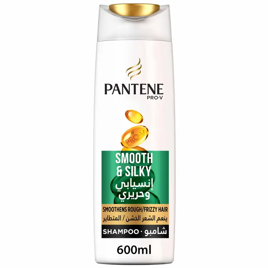 Pantene Hair Shampoo  600 ml  smooth silky