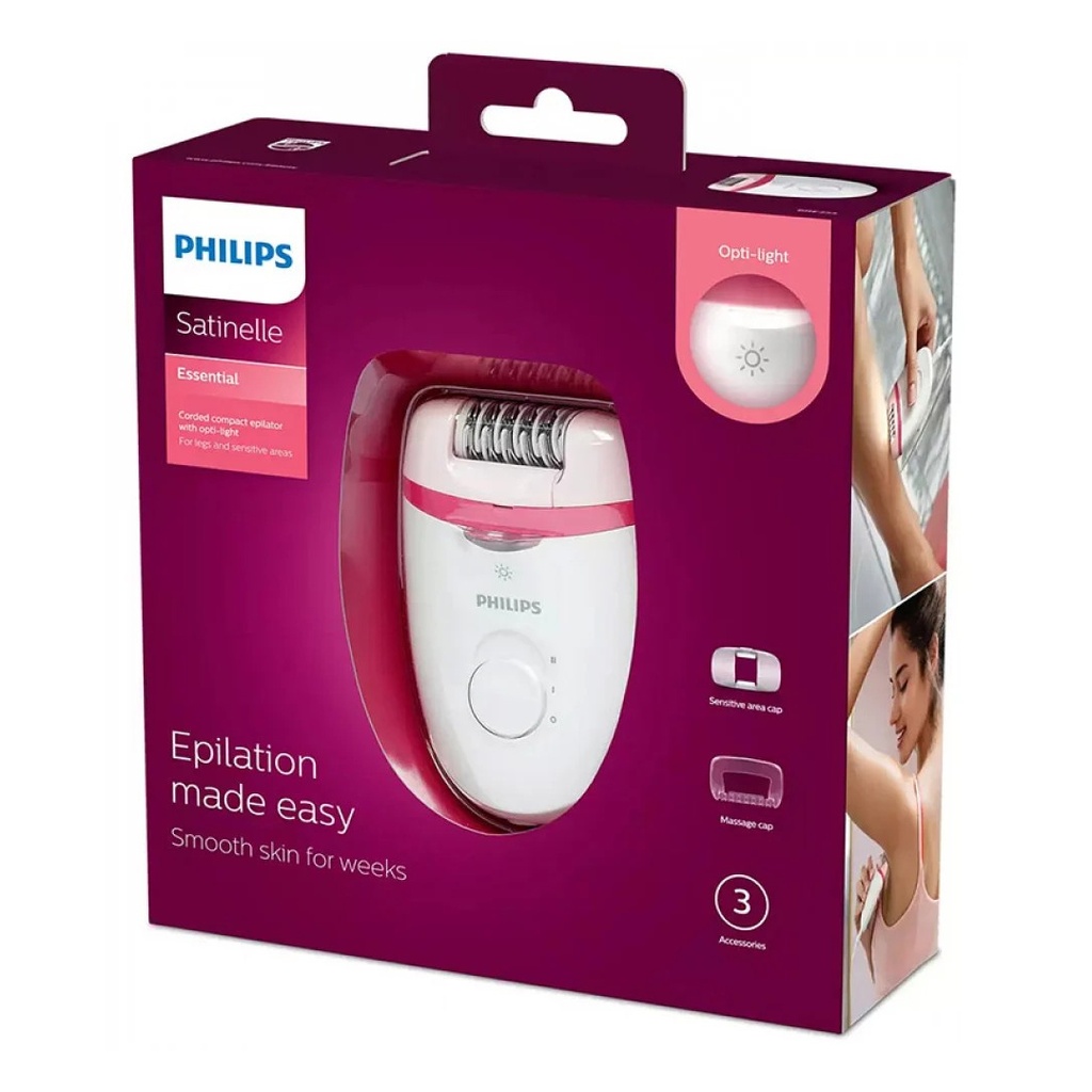 PHILIPS Satinelle Essential Epilator 3 Accessories BRE255/00