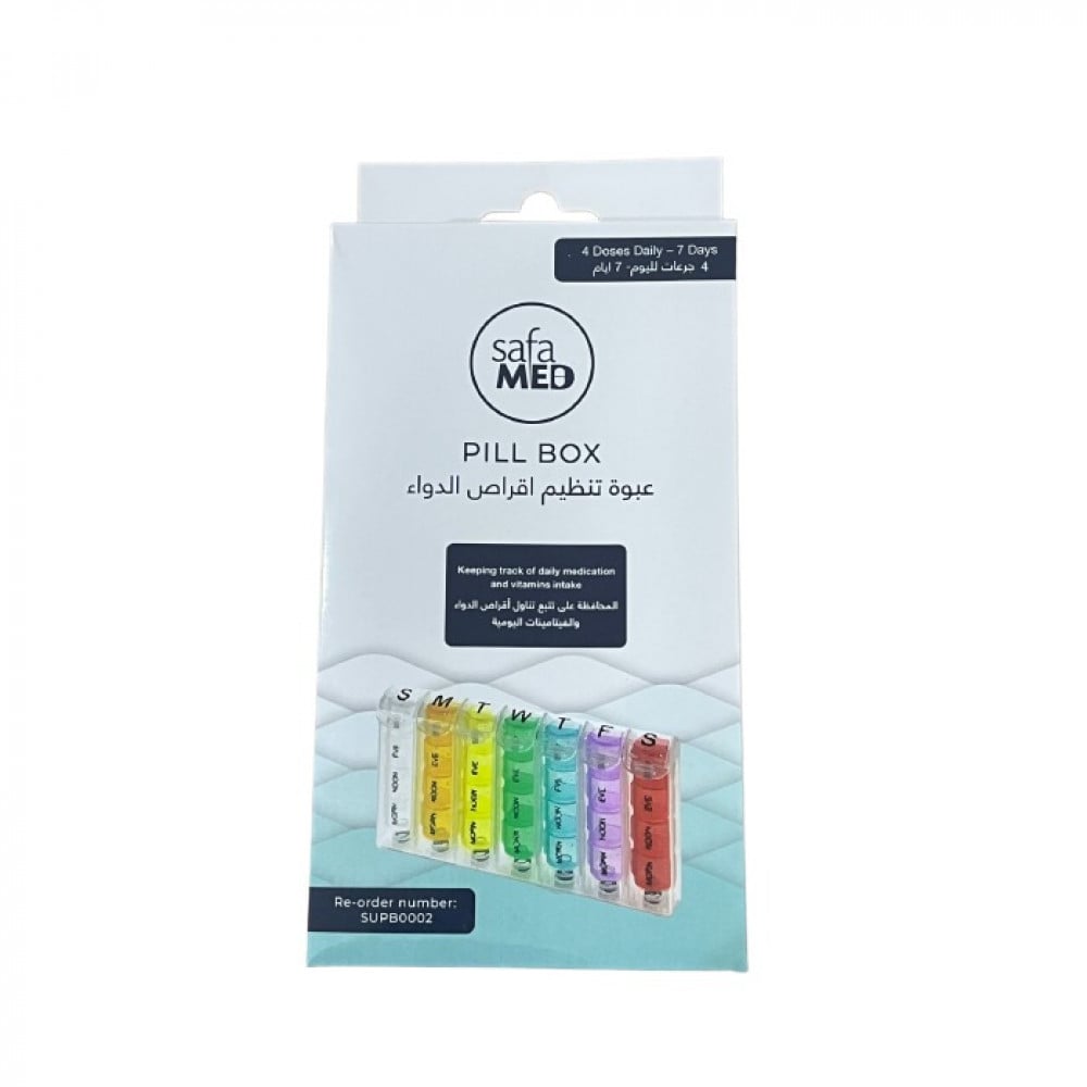 PILL BOX SAFA MED 7DAYS