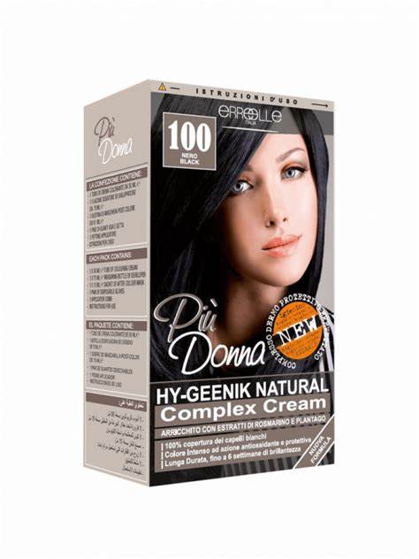 PIO DONNA HAIR COLOR 100 BLACK
