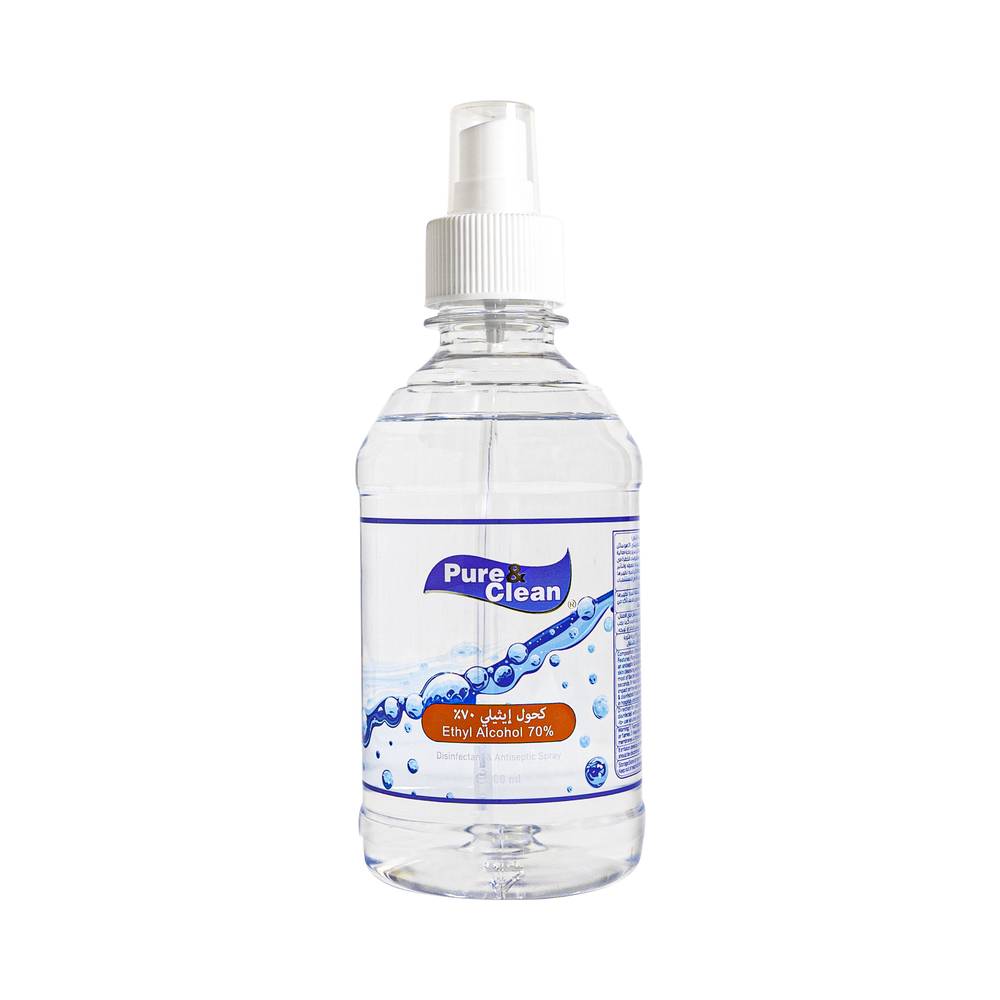 PURE&CLEAN ETHYL ALCOHOL 70% 300ML