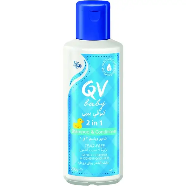 QV BABY 2IN1 SHAMPOO & CONDITIONER 200G