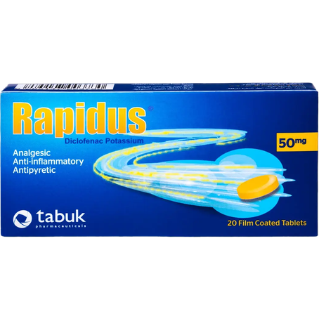 RAPIDUS 50MG 20TAB