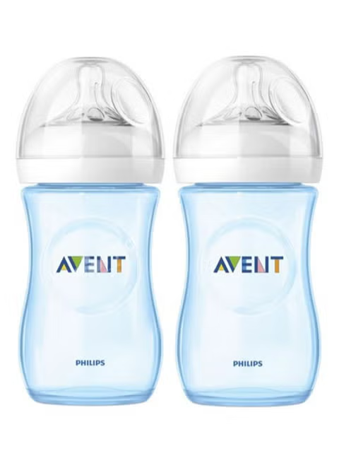 AVENT NATURAL FEDING BOTTEL BLUE 260 ML