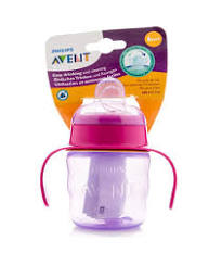 AVENT SPOUT CUP-PINK 200 ML