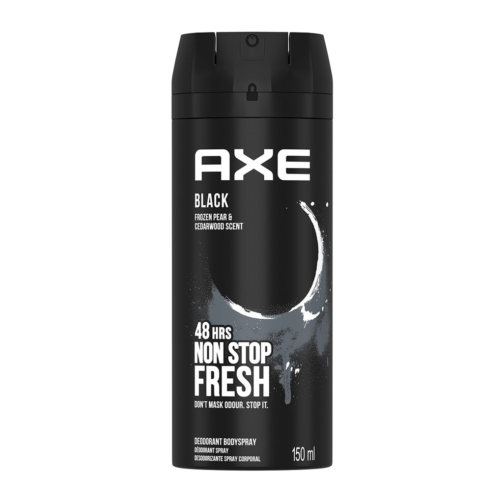 AXE BLACK اكس بخاخ 150مل مزيل للعرق  اسود