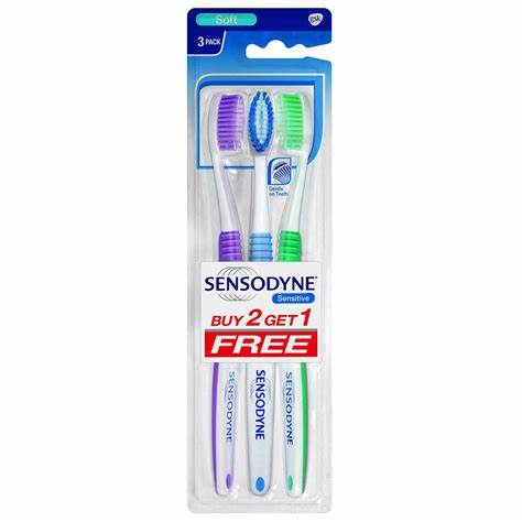 SENSODYNE T/B SOFT SENSITIVE 2+1 FREE 
