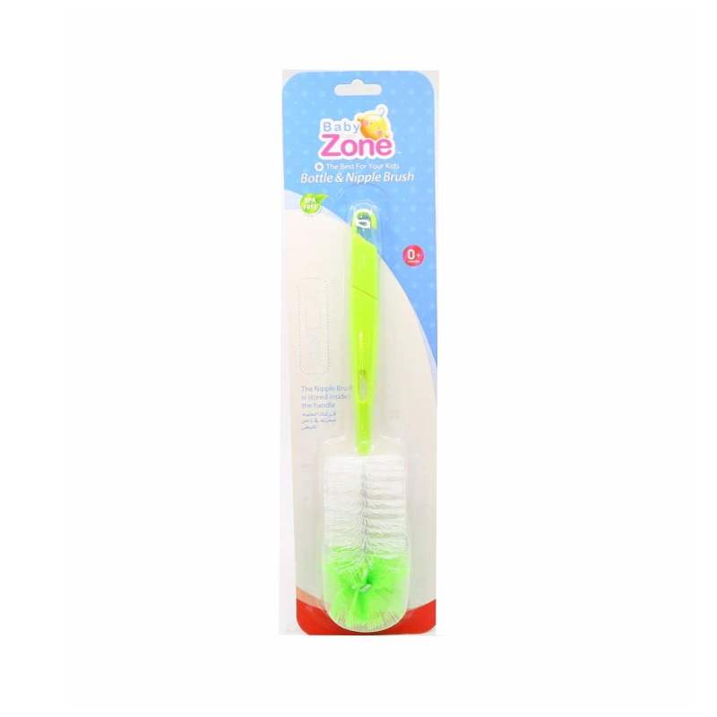 BABY ZONE BOTTLE & NIPPLE BRUSH 