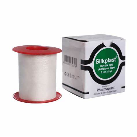 SILKPLAST SURGICAL TAPE 5CM*5