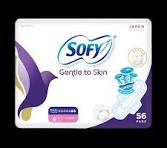 Sofy Soft Cotton Touch Large With Wings 56 Pads