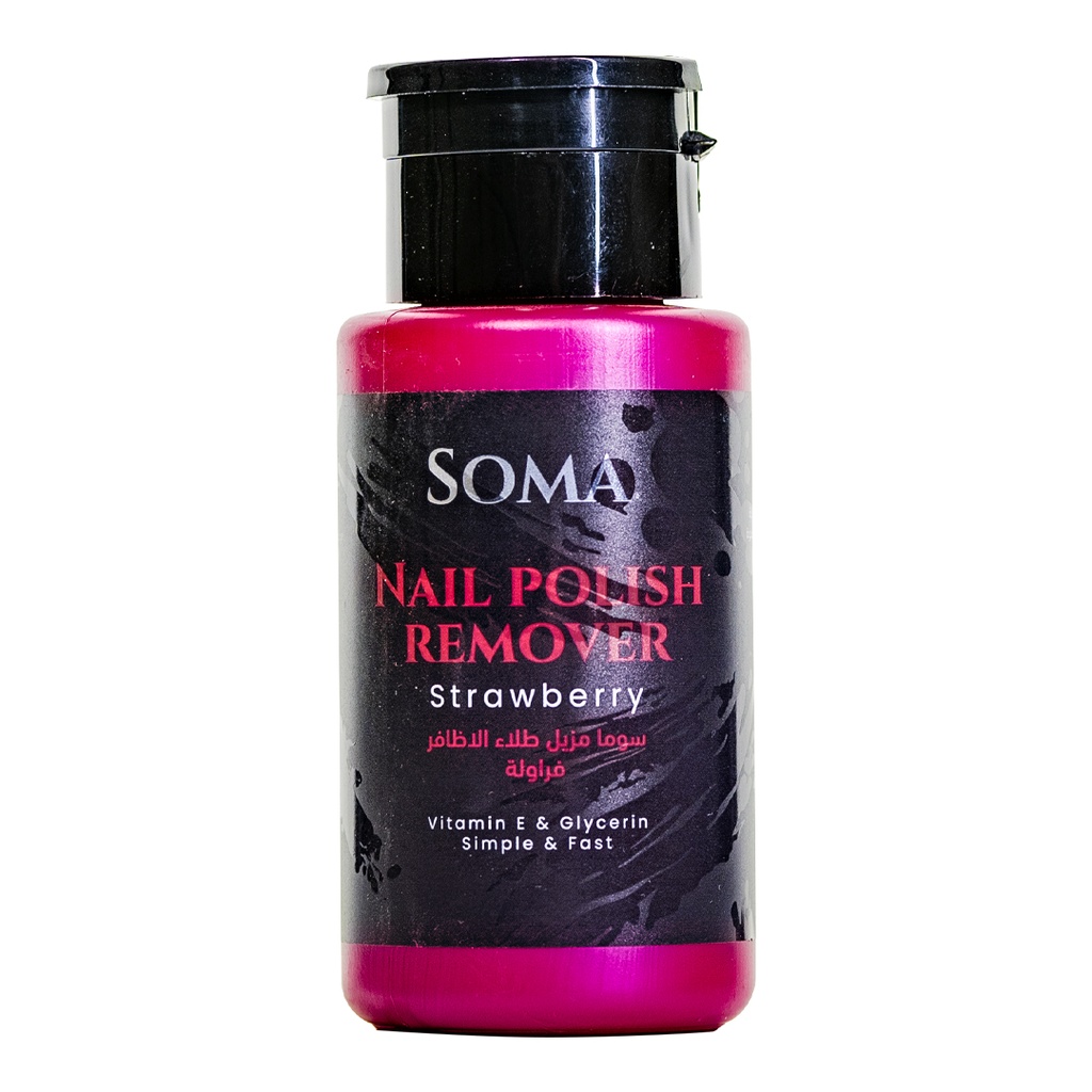 Soma Nail polish Remover 200 ml Strawberry 
