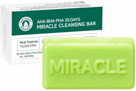 Some By Mi Miracle Cleansing Bar 106 gm AHA BHA PHA 30 Days