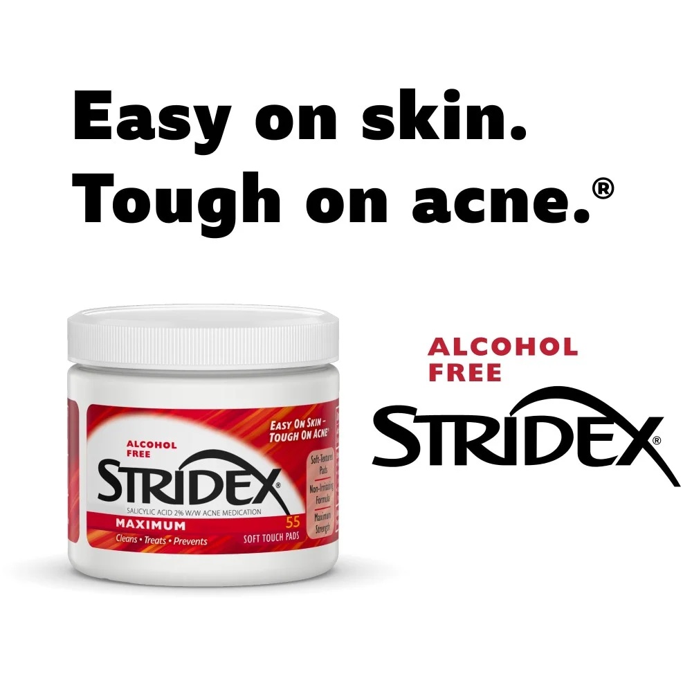 STRIDEX SOFT-TEXTURED ACNE 55 PADS