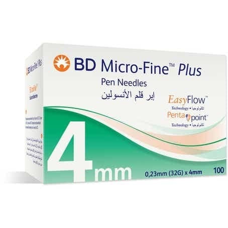 BD MICRO-FINE PEN NEEDLES (32G) 4MM
