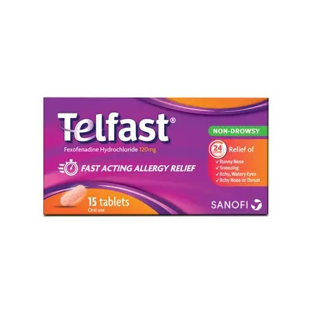 TELFAST 120MG 15TAB