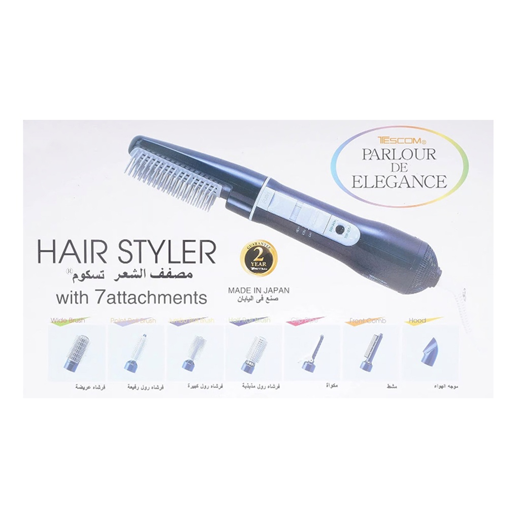 TESCOM HAIR STYLER 7PCS 8785
