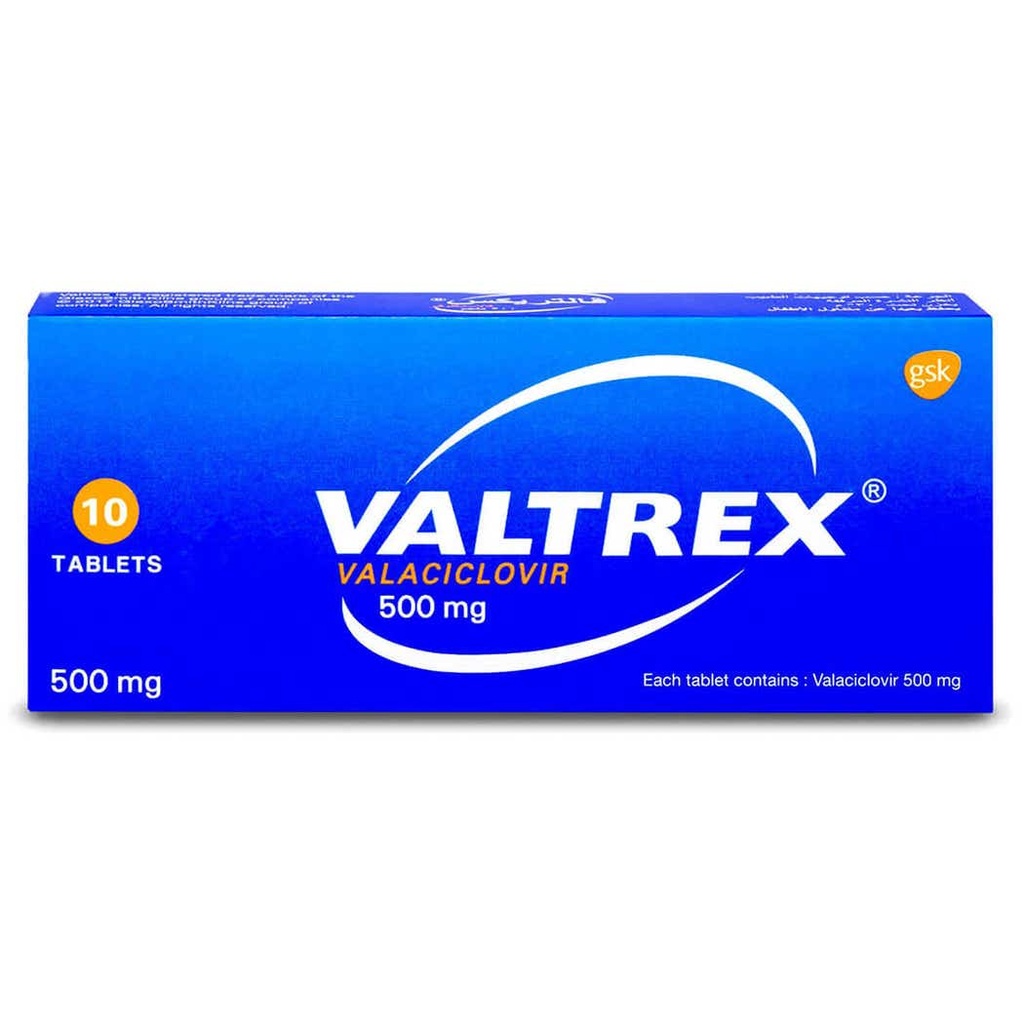 VALTREX 500mg 10 TAB