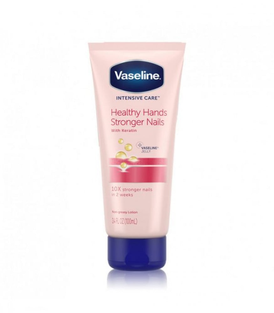 Vaseline Hand Lotion 100 ml Healthy Hands Stronger Nail with Keratin