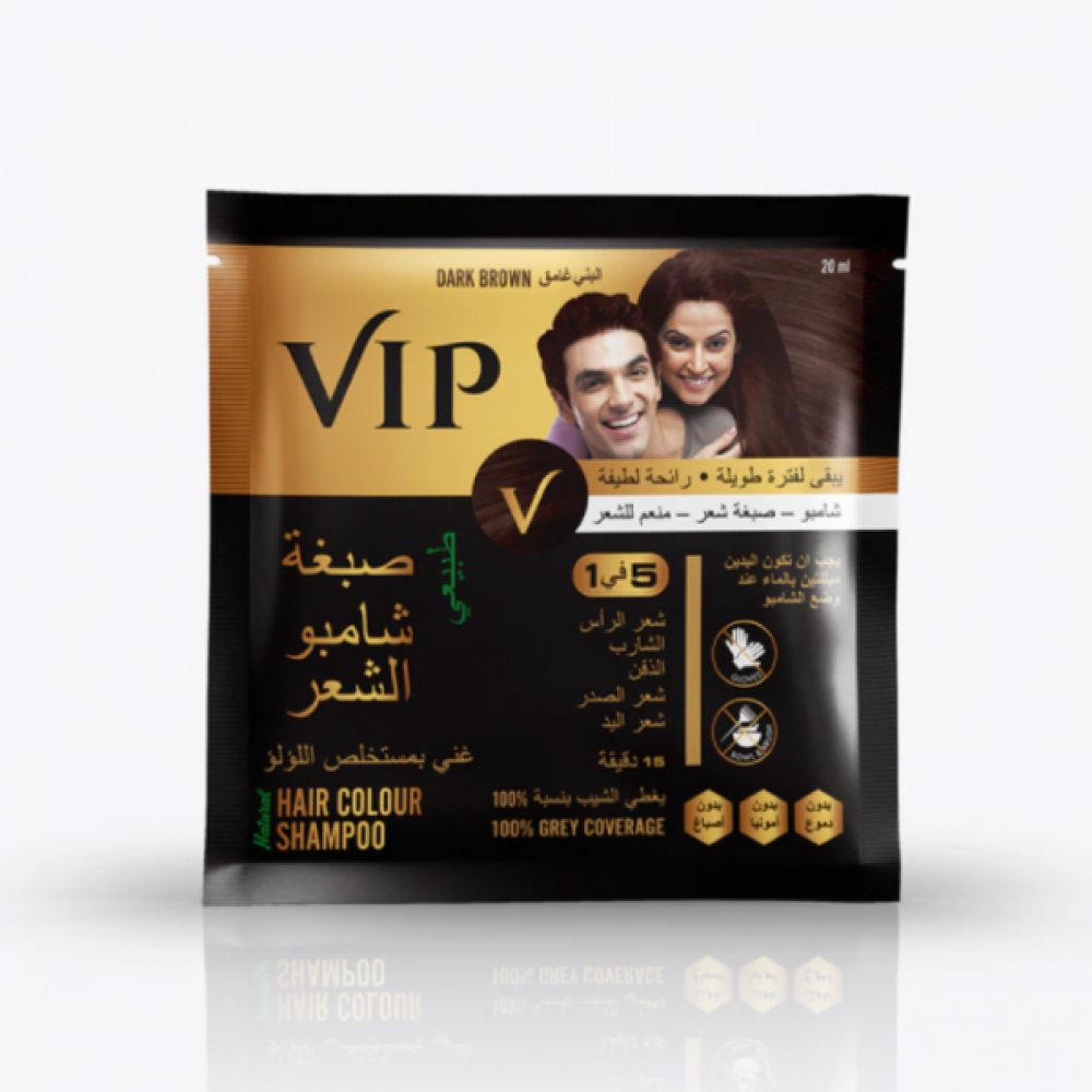 VIP SHAMPOO DARK BROWN 20ML