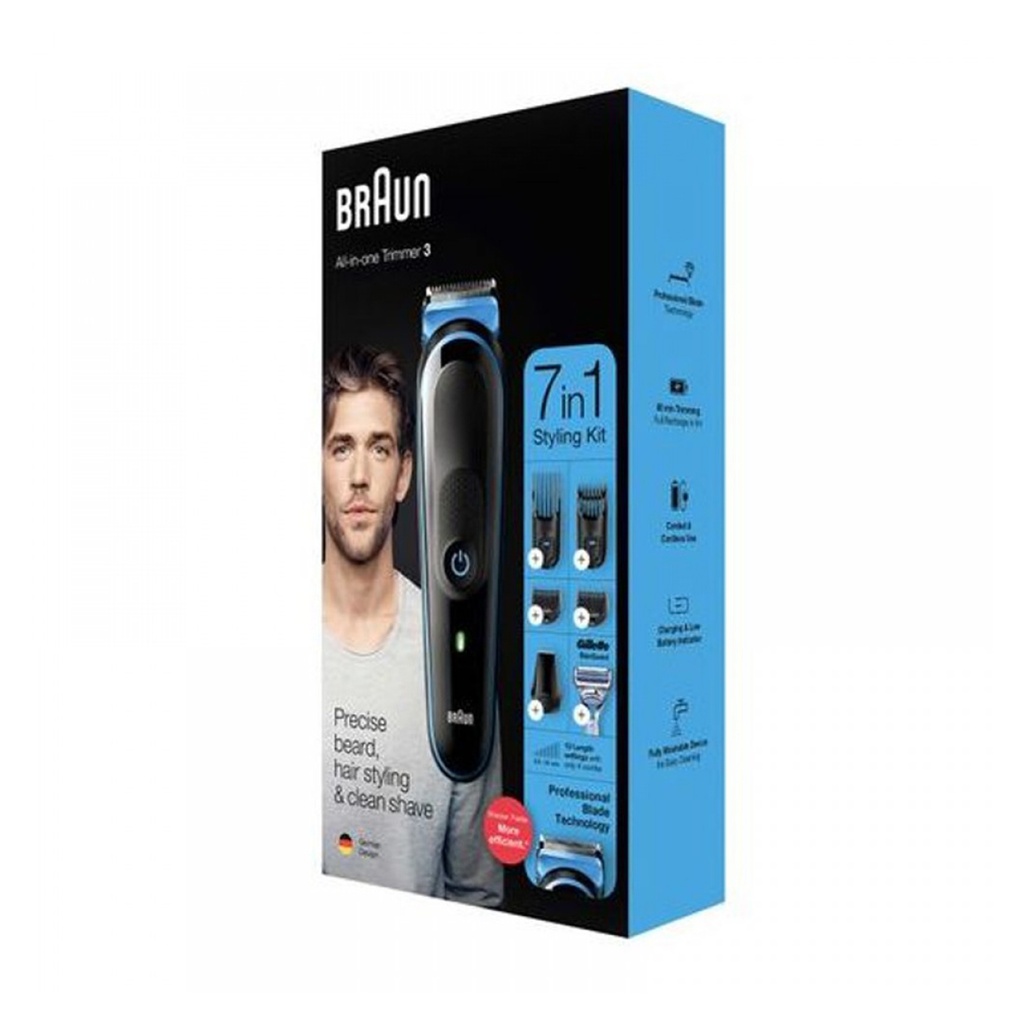 BRAUN TRIMMER 3 STYLING KIT 7IN1 MGK3242