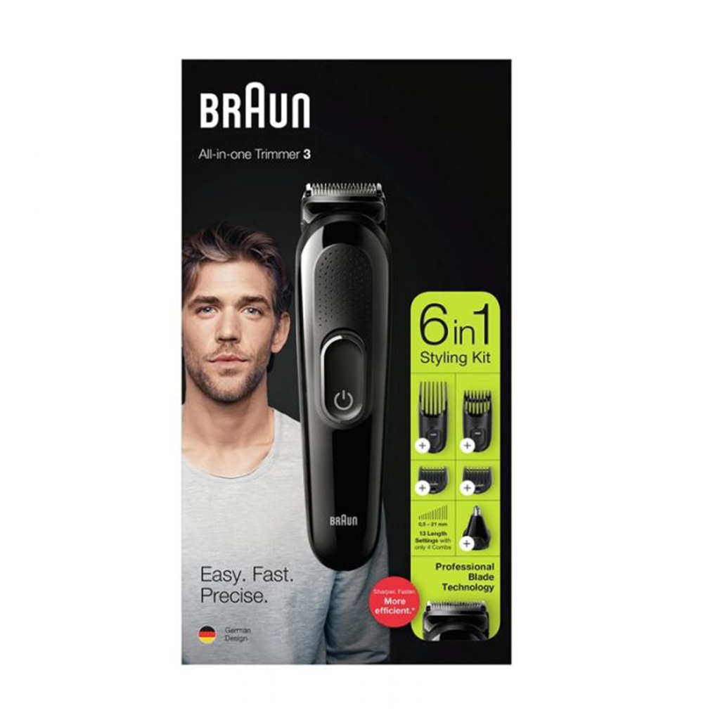 BRAUN TRIMMER 6 IN 1