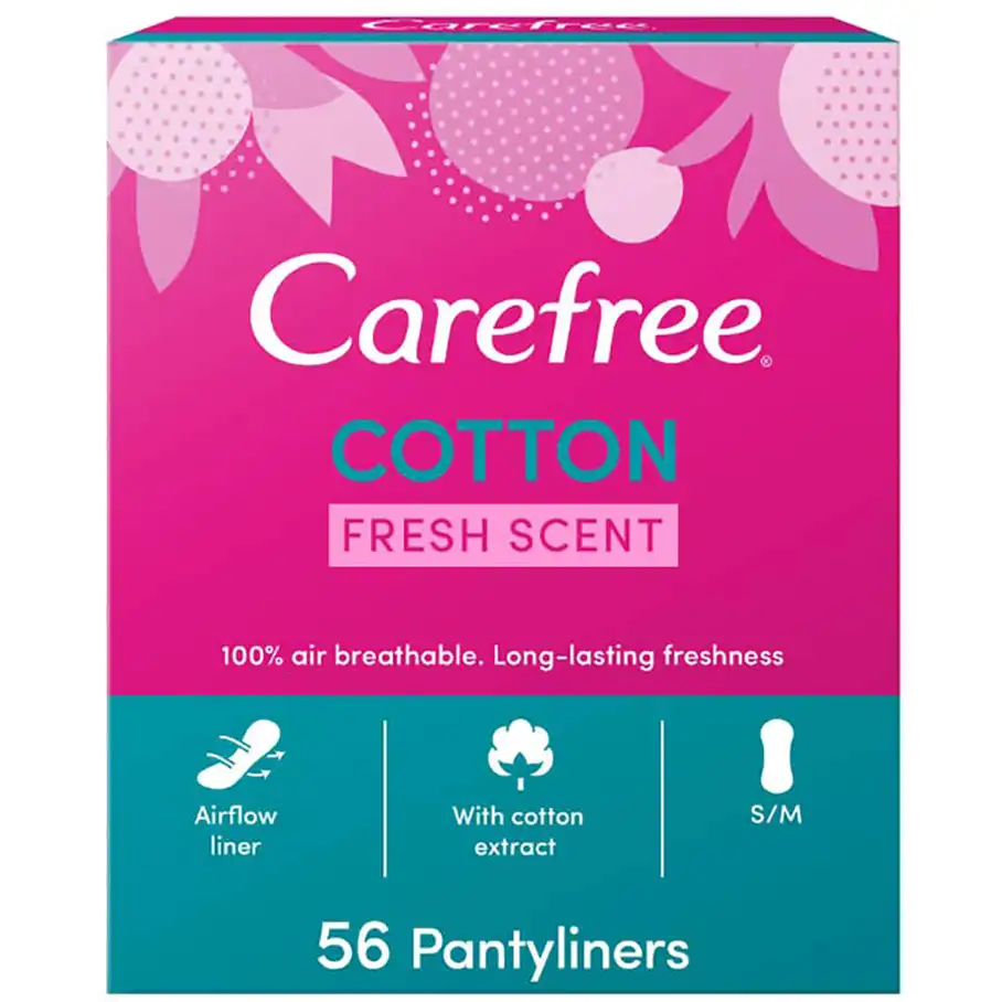 Carefree pantiliner 48 pack fresh scent