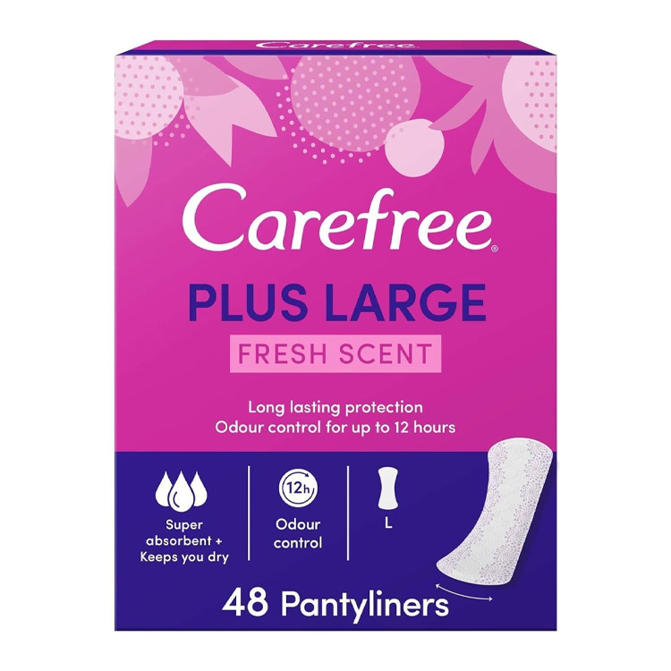 Carefree pantiliner 48 pack fresh scent