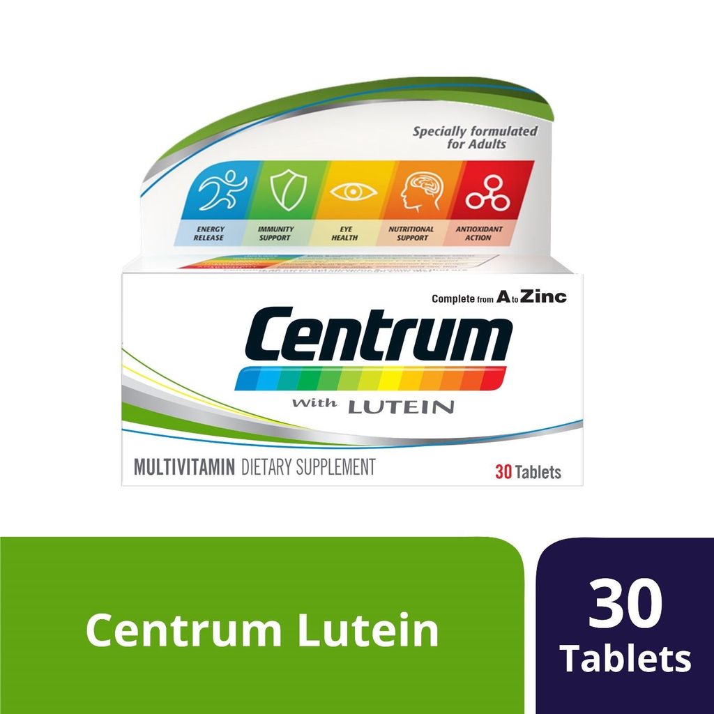 CENTRUM LUTEIN 30 TAB