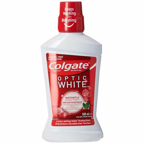 COLGATE M/W OPTIC WHITE INSTANTLY 500ML